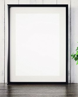 Framed Poster Mockup Psd