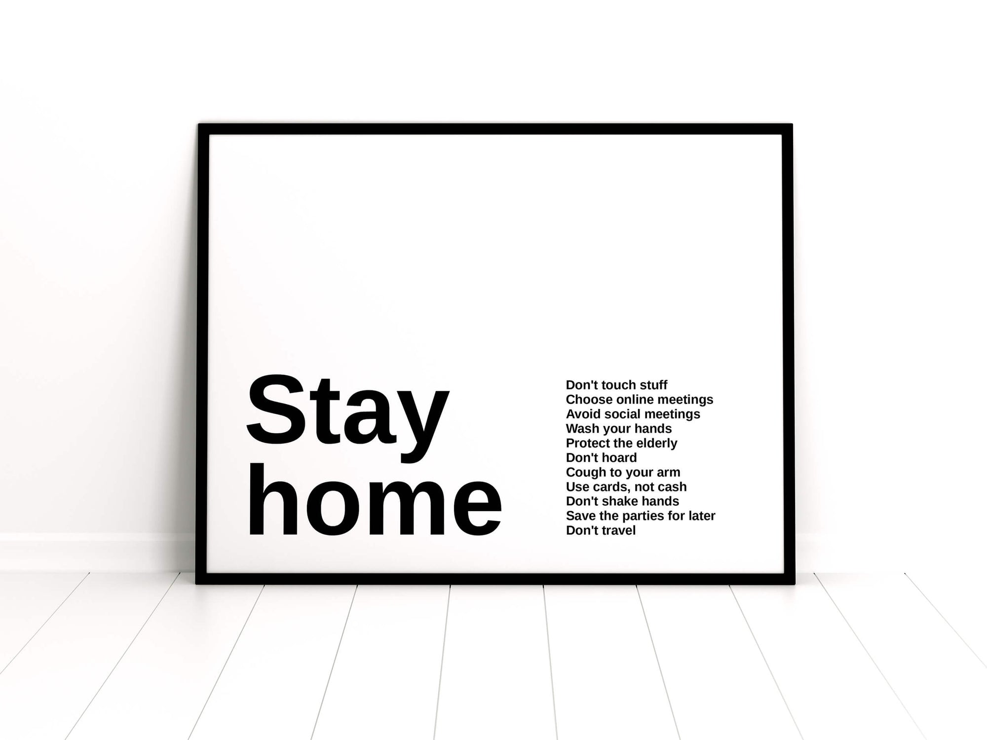 Framed Poster Mockup