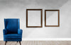 Frames In A Living Room Psd