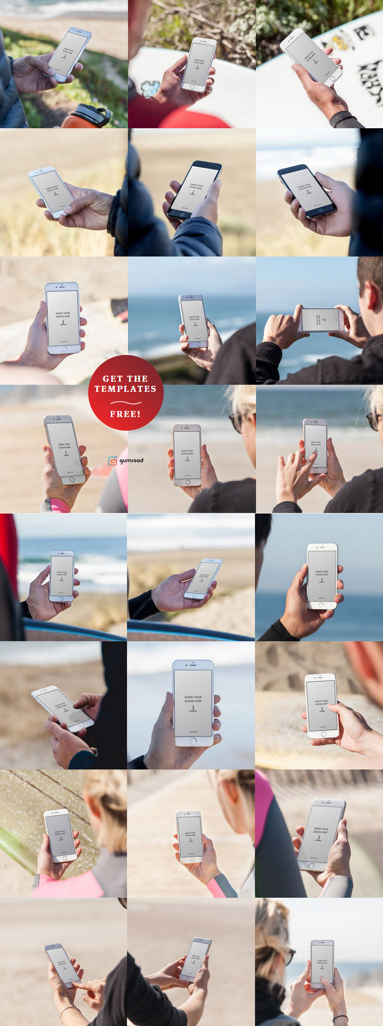 20+ iPhone 6 Mockup Templates