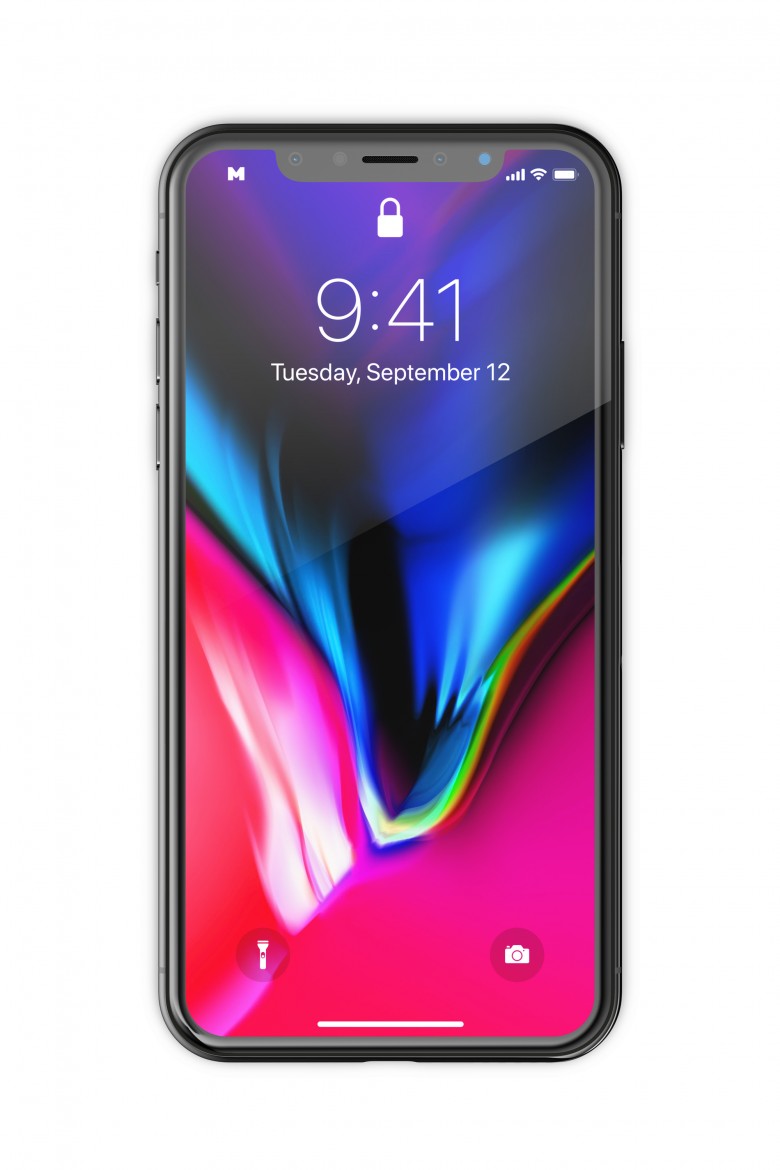 iPhone X Screen Front View (Mockup)