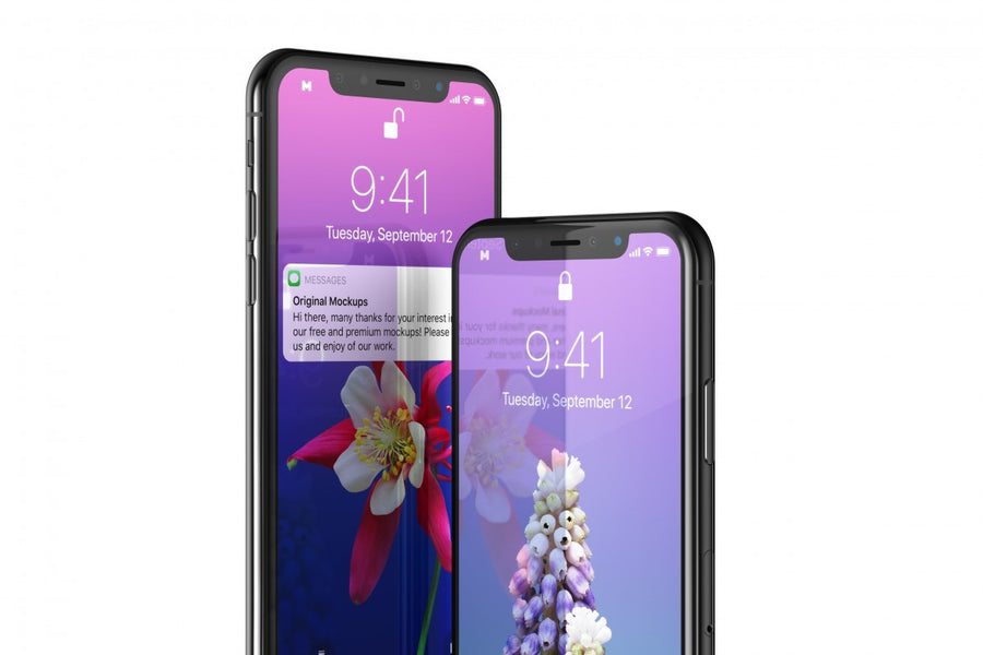 High-Resolution iPhone X Mockup