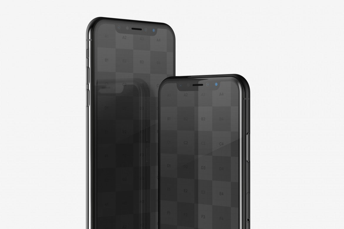 High-Resolution iPhone X Mockup