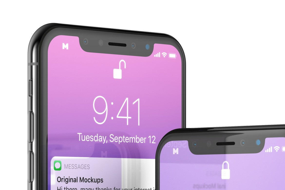 High-Resolution iPhone X Mockup