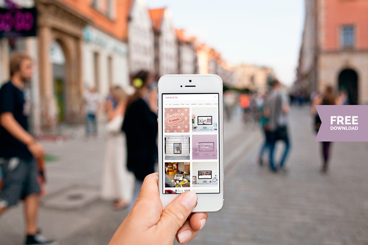 iPhone 5 Photo Mockup