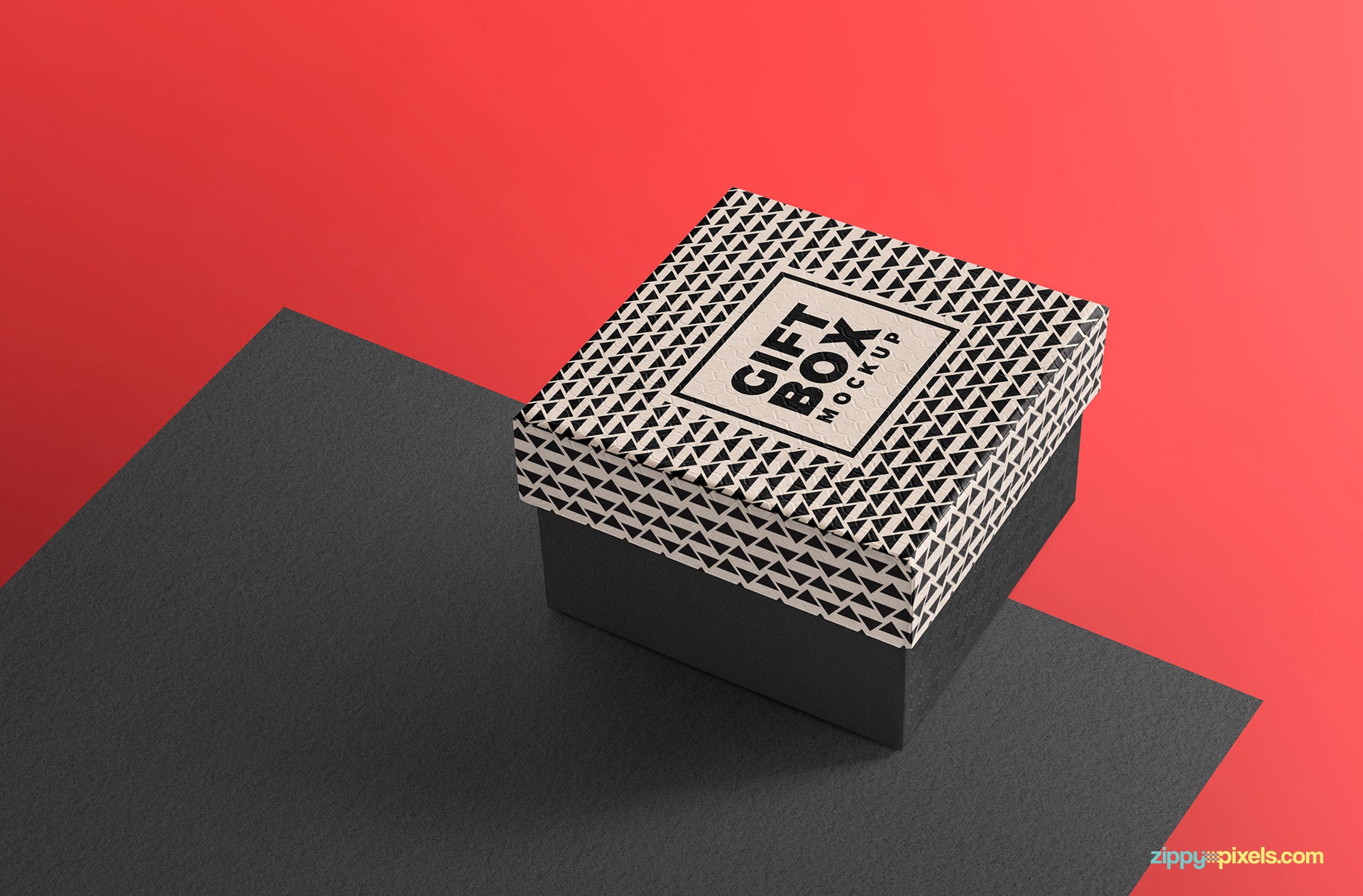 Beautiful Gift Box Mockup