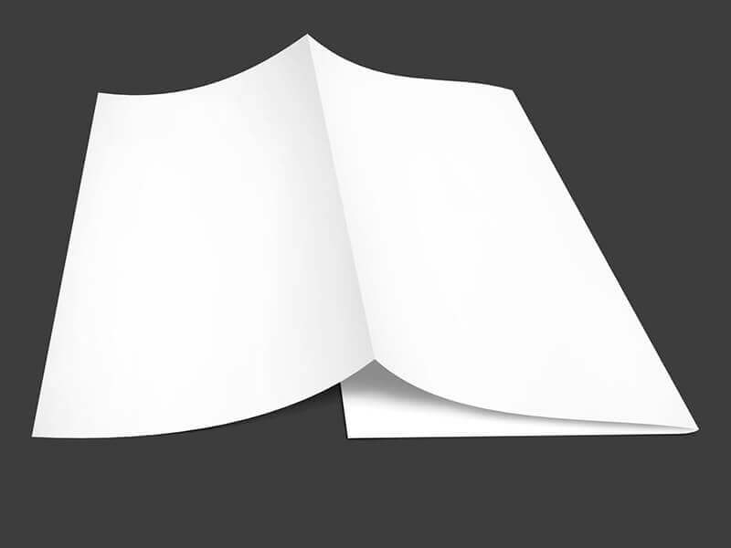 Trifold Brochure Mockup in a Hand