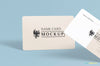 Exquisite Name Card Mockup PSD