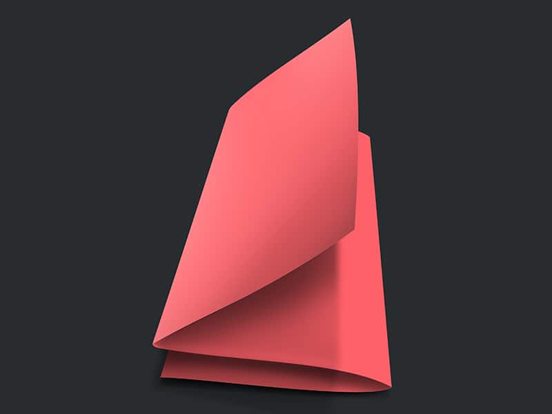 Z Fold Brochure Mockup