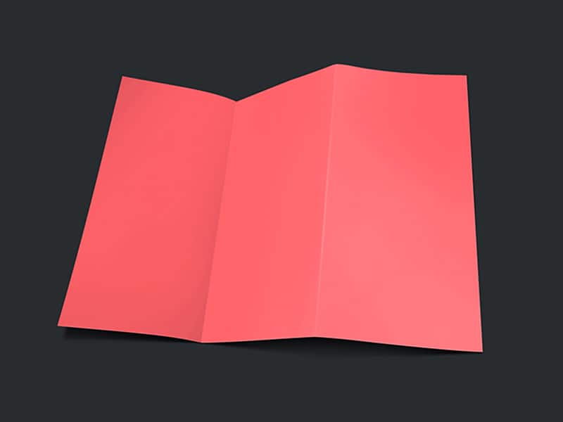 Z Fold Brochure Mockup