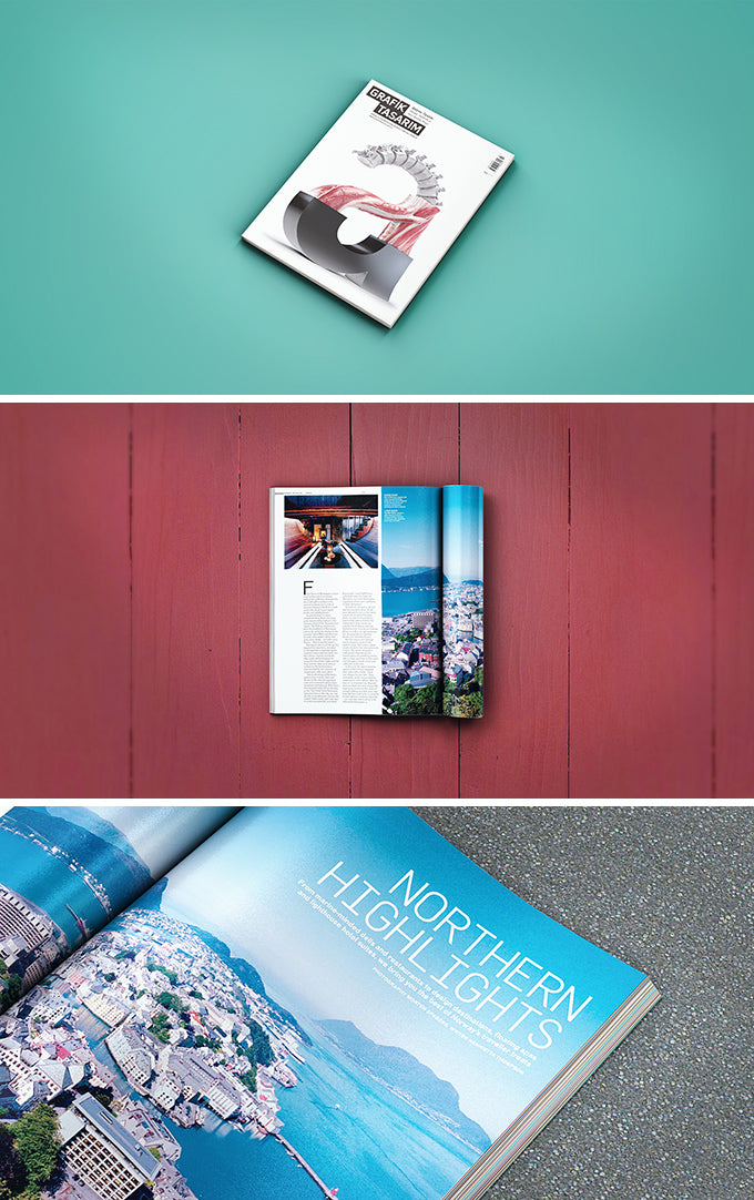 3 High-Quality Magazine Mockups