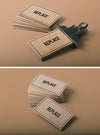2 Authentic Business Card Mock-ups