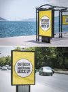 2 Outdoor Advertising Sign Mockups