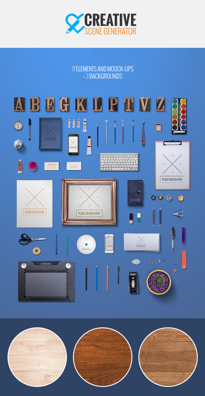 Creative Scene Generator Mockup