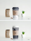 Paper Hot Coffee Cup Mockup