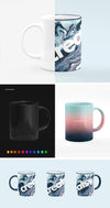 Highly Realistic Mug Mockup Set with Multiple Colors