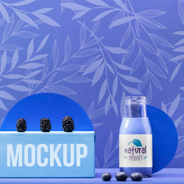 Fresh Fruits Smoothie Mock-Up Psd