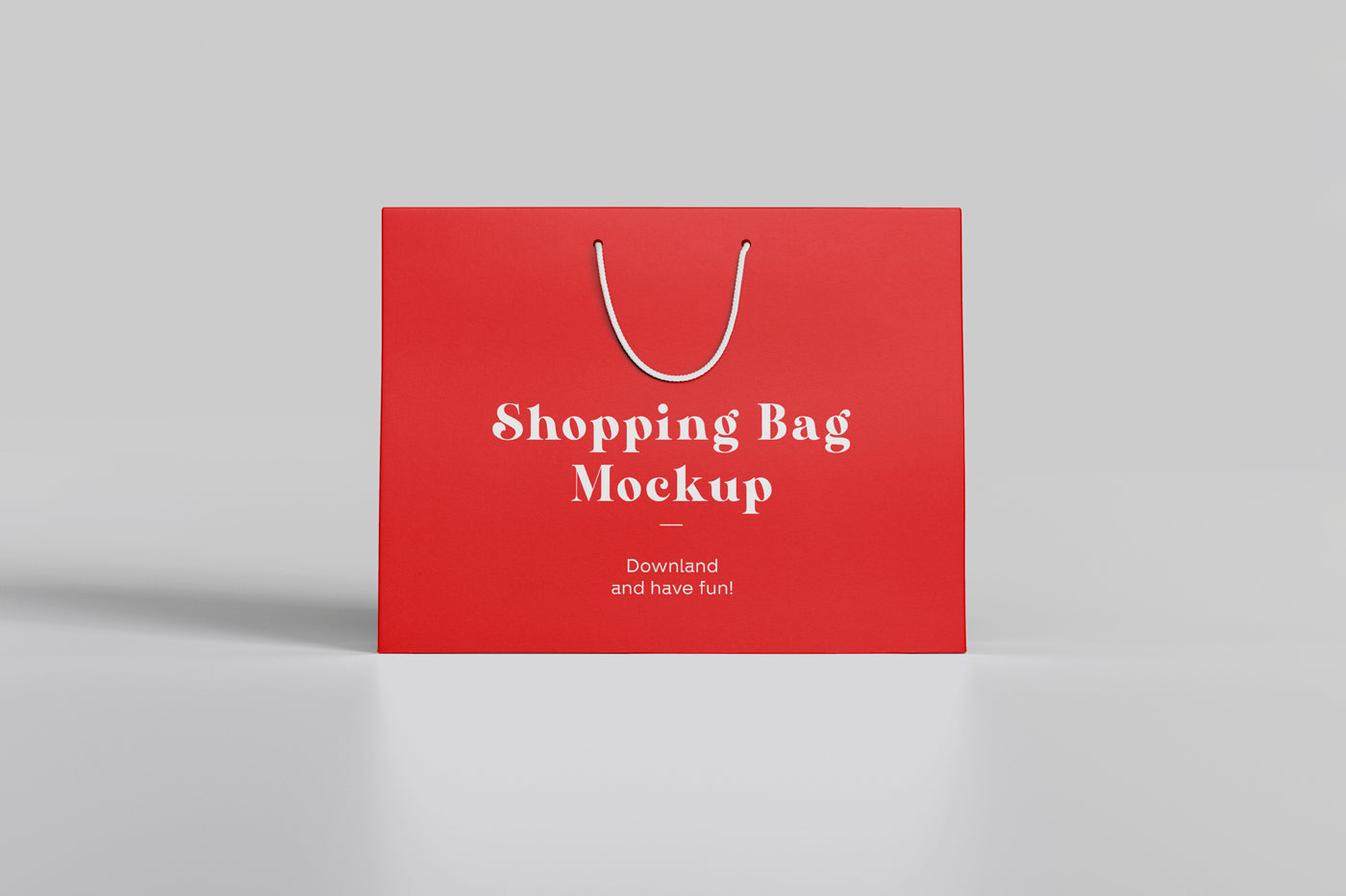 Front Shopping Bag Mockup