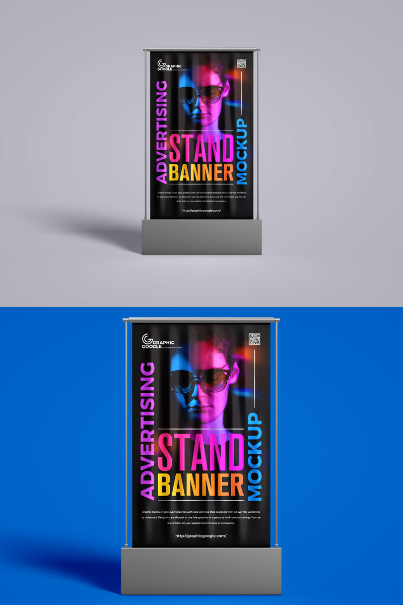 Front View Banner Mockup