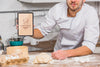 Front View Chef In The Kitchen Mock-Up Psd