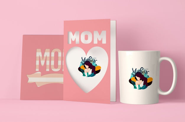 Front View Composition For Mother'S Day Psd
