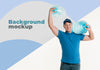 Front View Delivery Man Holding Big Bottles Of Water Psd