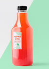 Front View Glass Juice Bottle Psd