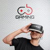 Front View Happy Guy Wearing Vr Glasses Psd