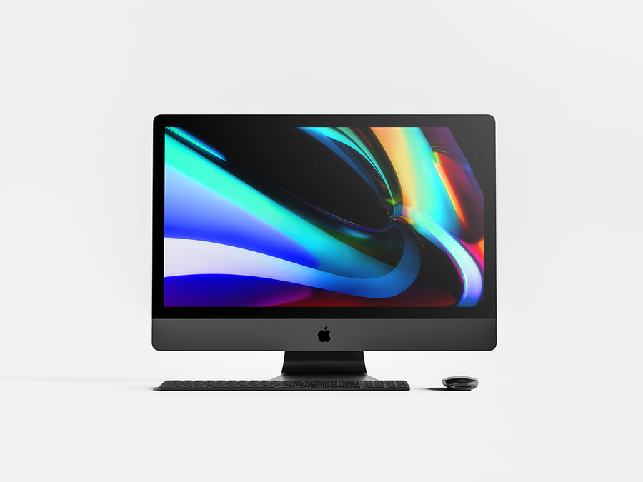 Front View Imac Pro Mockup