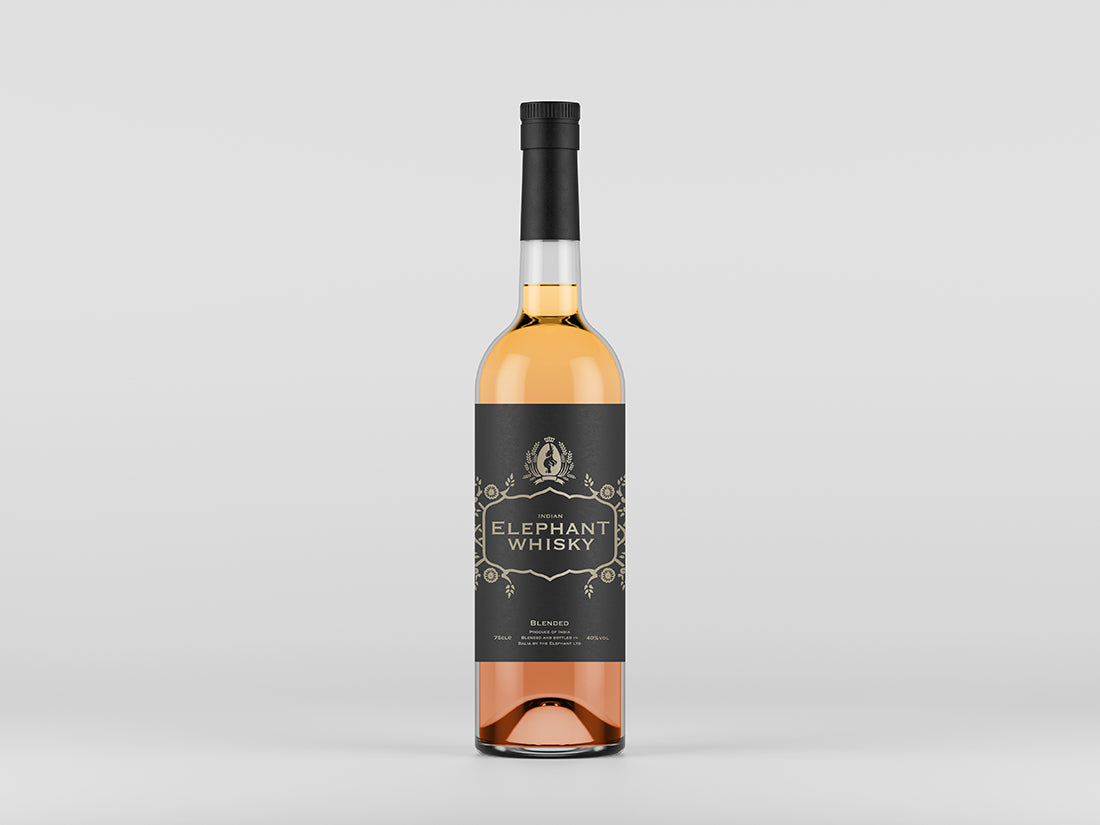 Front View Liquor Bottle Mockup