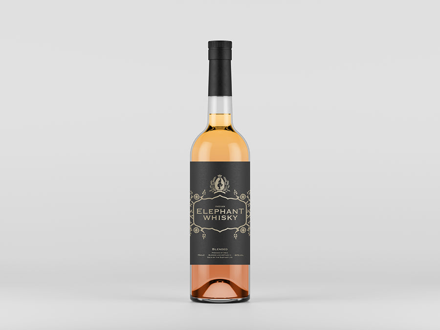 Front View Liquor Bottle Mockup