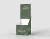 Front View Minimalist Green Exhibitor Mock-Up Psd