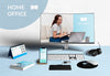 Front View Mock-Up Work From Home Psd