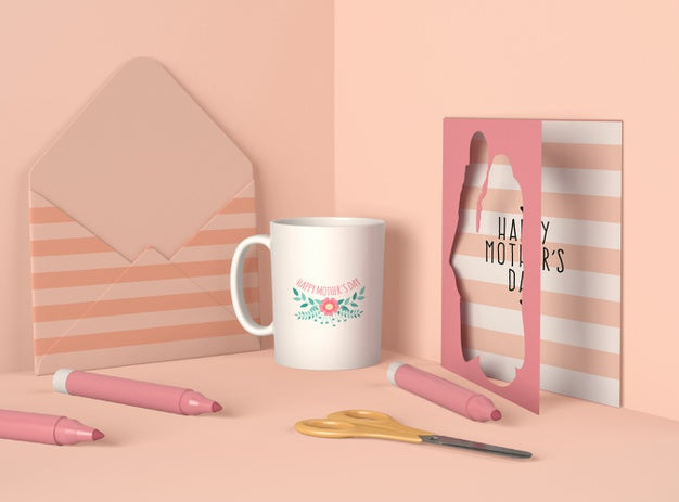 Front View Mother'S Day Assortment Psd