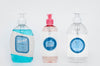 Front View Of Assortment Of Bottles Of Liquid Soap Psd