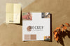 Front View Of Autumn Moodboard Mock-Up Psd