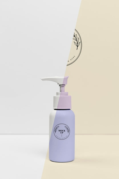 Front View Of Beauty Product Psd