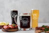 Front View Of Beer Glasses And Pints With Snack Psd