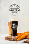 Front View Of Beer Glasses With Snacks Psd
