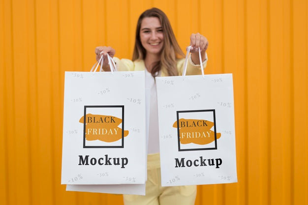 Front View Of Black Friday Concept Mock-Up Psd