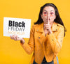 Front View Of Black Friday Concept Mock-Up Psd