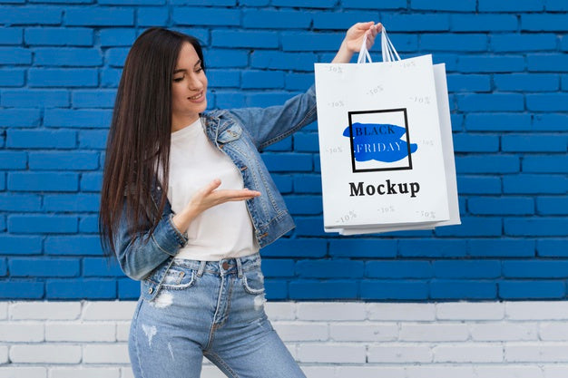 Front View Of Black Friday Concept Mock-Up Psd