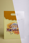 Front View Of Breakfast Paper Bag Psd