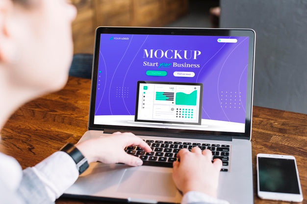 Front View Of Business Concept Mock-Up Psd