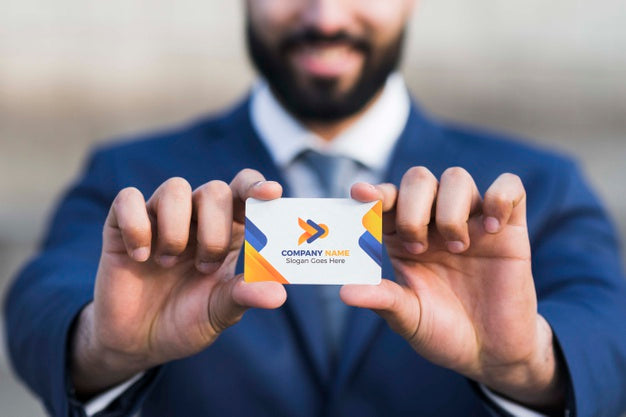 Front View Of Business Man Mock-Up Psd