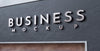 Front View Of Business Mockup Sign Design Psd