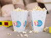 Front View Of Cinema Glasses And Popcorn Cups Psd
