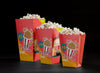 Front View Of Cinema Popcorn In Ascending Order Psd