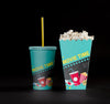 Front View Of Cinema Popcorn With Cup Psd
