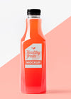 Front View Of Clear Juice Bottle Psd